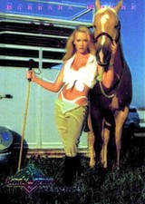 1997 Benchwarmer Chromium Card  #6--Barbara Moore picture