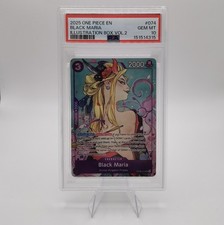 2025 ONE PIECE PROMOS ILLUSTRATION BOX VOL.2 #074 BLACK MARIA PSA 10 picture