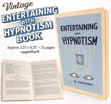 ENTERTAINING WITH HYPNOTISM Book Hypnosis Magic Trick Mental Mind Reading ESP picture