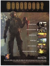 Marathon 2 Durandal PC Big Box 1996 Bungie Game Promo Art Print Poster 13 x 18 picture