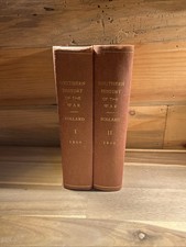 SOUTHERN HISTORY OF THE WAR 1866 E. A. Pollard Two Vol. 1stEditions VERY RARE picture