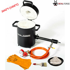 DEVIL-FORGE FB1Sb–4KG Gas Propane Furnace Foundry Oven Kiln Burner USA (NEW) picture