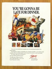 1992 INTERPLAY Games Print Ad/Poster Lost Vikings Out of This World SNES Pop Art picture