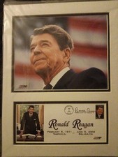 2005 First Day of Issue - Postage Stamp honoring Ronald Reagan - Fleetwood #A picture