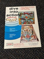 1977 STERN STINGRAY PINBALL PROMO FLYER NEW UNCIRCULATED picture