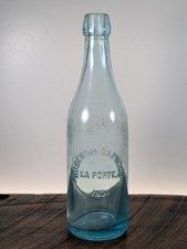 Rare Robert E Garwood LaPorte La Porte IN IND INDIANA Pint Blob Beer Bottle picture