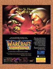 1995 WarCraft Orcs & Humans PC Original Advertisement / Retro Promo v1 picture