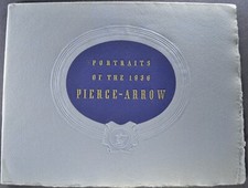 1936 Pierce Arrow Motor Car Catalog Roadster Coupe Sedan Limo Excellent Original picture