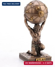 Veronese Design Atlas Greek Titan Figurine - Hand Painted Bronze Resin Miniature picture