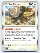 Bouffalant 119/142 Rare Stellar Crown Pokemon Holo Near Mint picture