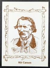 Vintage 1979 Kit Carson Western Legends Card #13 (NM) picture