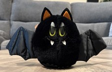 Vintage 1983 Dakin Bat Plush Squeaker TESTED, WORKING Halloween 12” Wingspan picture