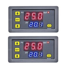 2Pcs Timer Delay Relay Programmable Cycle Timer Switch ON-Off Control LED Dig... picture