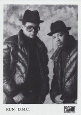 1988 Press Photo Hip Hop Group Run-DMC Poses for Record Album Cover picture