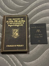 The History of Alpha Phi Alpha A Development In Negro College Life 4th Ed 1942 picture