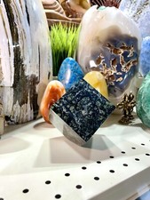 Ocean Jasper Kambaba Square Shaped Cube Rock Yoga Healing Crystals 3”X3” ZENDA picture
