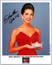 Heather Whitestone Autographed Photo Miss America 1995 John 3:16 Signed picture