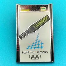 Torino 2006 Winter Olympics Pin Garrett Metal Detector Security Souvenir picture
