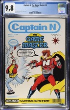 Captain N The Game Master #4 - CGC 9.8 - WP - NM/MT - Nintendo - Valiant 1990 picture