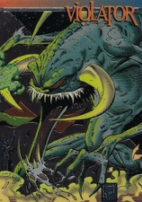 1993 WIZARD SERIES III VIOLATOR #1 CHROMIUM Card picture