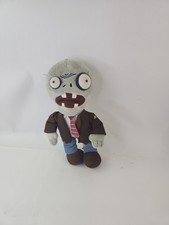 Plants vs Zombies Plush Zombie w/ Tie 2012 Electronic Arts 10.5” picture