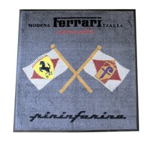 Ferrari -Pininfarina Premium Crossed Flags Floor Mat picture