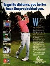 1990 • PGA TOUR Tom Kite Al Geiberger Bruce Crampton Print Ad • 90s GA.19 picture