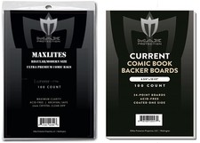 200 MaxLites 2 Regular / Modern Size Super Clear Comic Bags / Boards picture