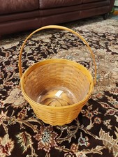 Longaberger Hostess Large Fruit Basket w/ Protector Inverted Bottom 1995 picture
