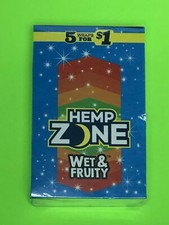 FREE GIFTS🎁Hemp🍁Zone Wet & Fruity 75 High Quality Natural Herbal Rolling Paper picture