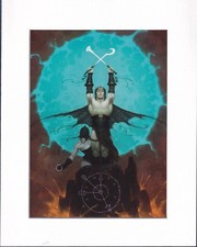 8X10 Matted Print Picture Fantasy Art: Gerald Brom, Maelstrom, 1998 picture
