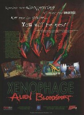 Xenophage: Alien Bloodsport Print Ad/Poster Art PC Big Box picture