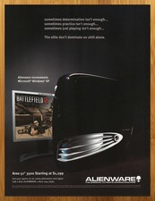 2005 Alienware Area-51 3500 Vintage Print Ad/Poster Battlefield 2 PC Gaming Art picture