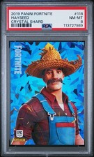 Panini 2019 Fortnite Crystal Shard Hayseed #118 PSA 8 Graded Trading Card picture