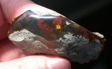 Beautiful BLUE Dominican Amber Fossil Gemstone Large 27 gram Piece picture
