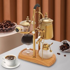 15OZ Royal Belgian Belgium Balance Syphon Coffee Maker Siphon Brewer Golden HOT~ picture