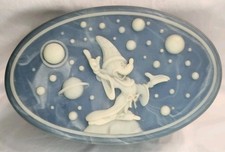 Disney land Mickey Mouse Fantasia Cameonyx Stone Jewelry Box 9.25”x6.25” Vintage picture