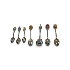 Lot Of 7 Vintage Collector Spoons From 1975 - 1991 picture