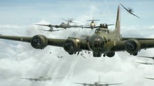 airplane World War II Boeing B 17 Flying Fortress star engine 11x17 Poster picture
