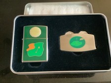 zippo lighter vintage, 2002 Golf Set, Lighter And Accessories Matching Set. picture