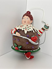 Vintage Department 56 Sugar & Spice Ornament Plum Cake Kid Strawberry Spoon picture