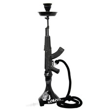 34''Hookah by inhale AK 47 STYLE BLK WITH A WASHABLE HOSE Free ACC. & shipping picture