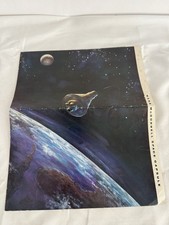 NASA McDonnell Space Capsule Project Mercury Fold Out Brochure picture