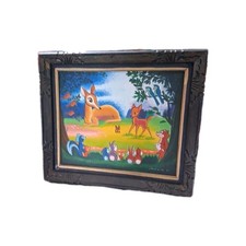 BAMBI MEETS HIS FORREST  FRIENDS  Reproduction  Oil picture