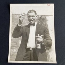 Original 1923 Photo of Champ Jack Dempsey Toast & Bottle Rare Boxing Memorabilia picture
