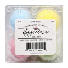 Eggcetera Ceramic Nest Eggs 4-Pack (Pastel) picture