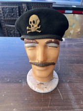 Vietnam special Mission force beret  with Rare Brass Skull and Crossbones picture