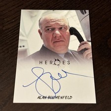 2010 Rittenhouse Heroes Archives Alan Blumenfeld Autograph picture