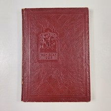 1928 Wausau Wisconsin High School Yearbook Wahiscan Vintage Original Estate picture