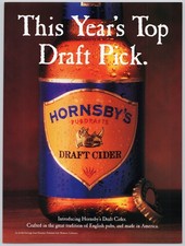 Hornsby's Draft Cider Pubdrafts English Pub Humor 1996 Vintage Print Ad picture